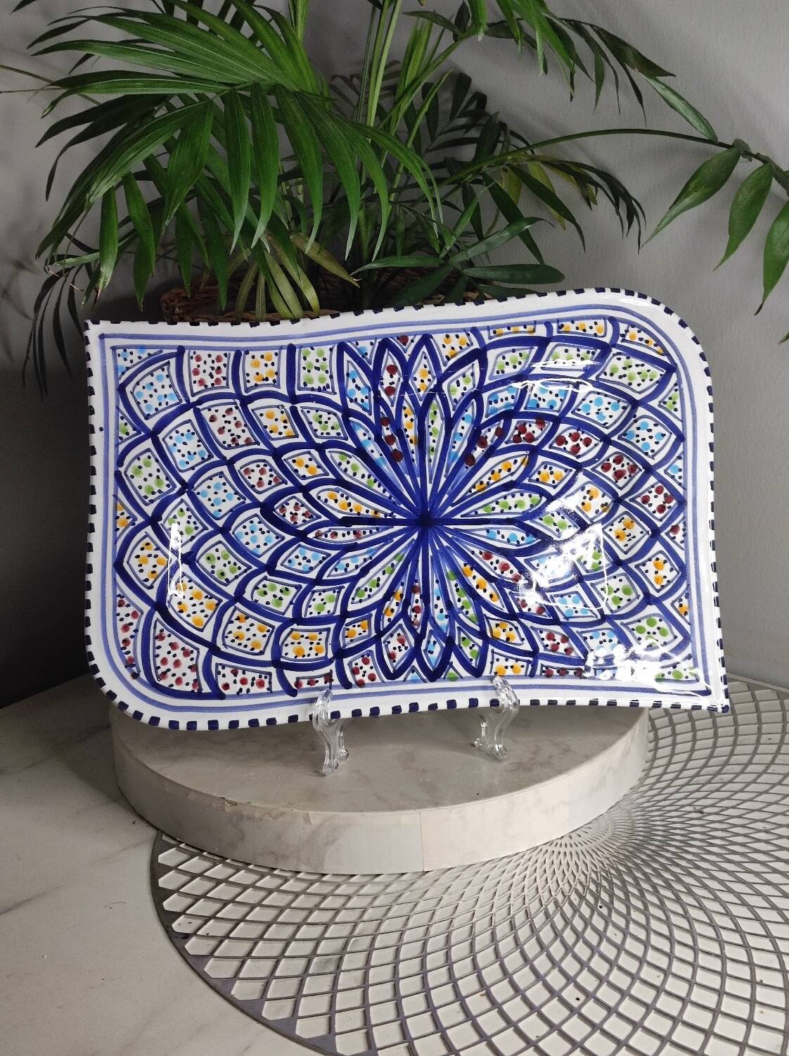 Handmade ceramic dish
