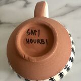 Small terracotta vase with handle, Safi