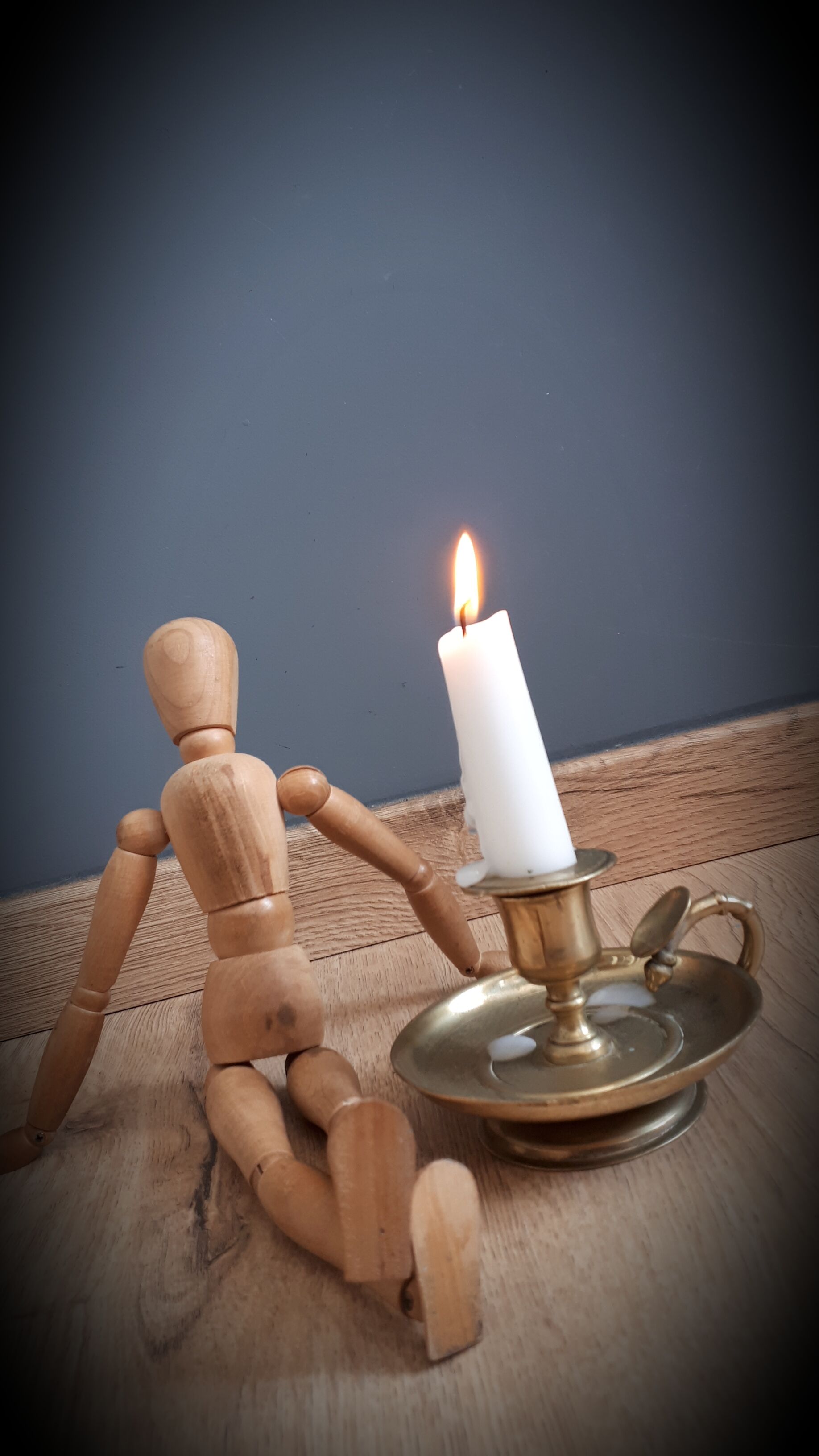 Brass candlestick
