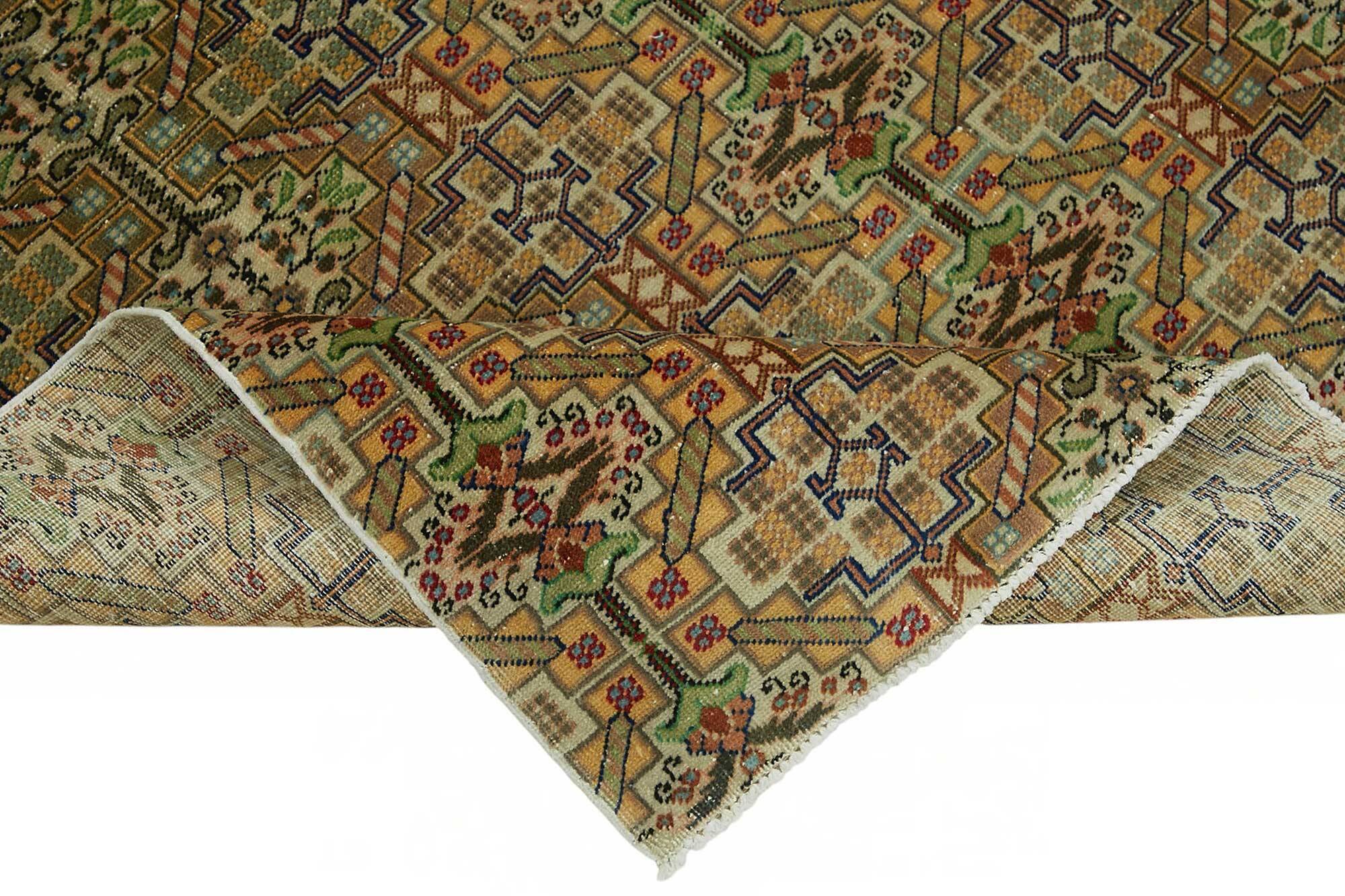 Turkish Wool Vintage Kayseri Rug 193 cm x 287 cm