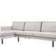 Sia Ester light grey corner sofa, like new