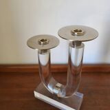 Chandelier en lucite 1970