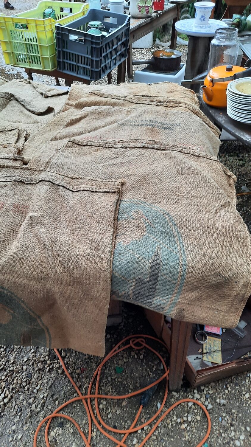 9 potash burlap bag from alsace