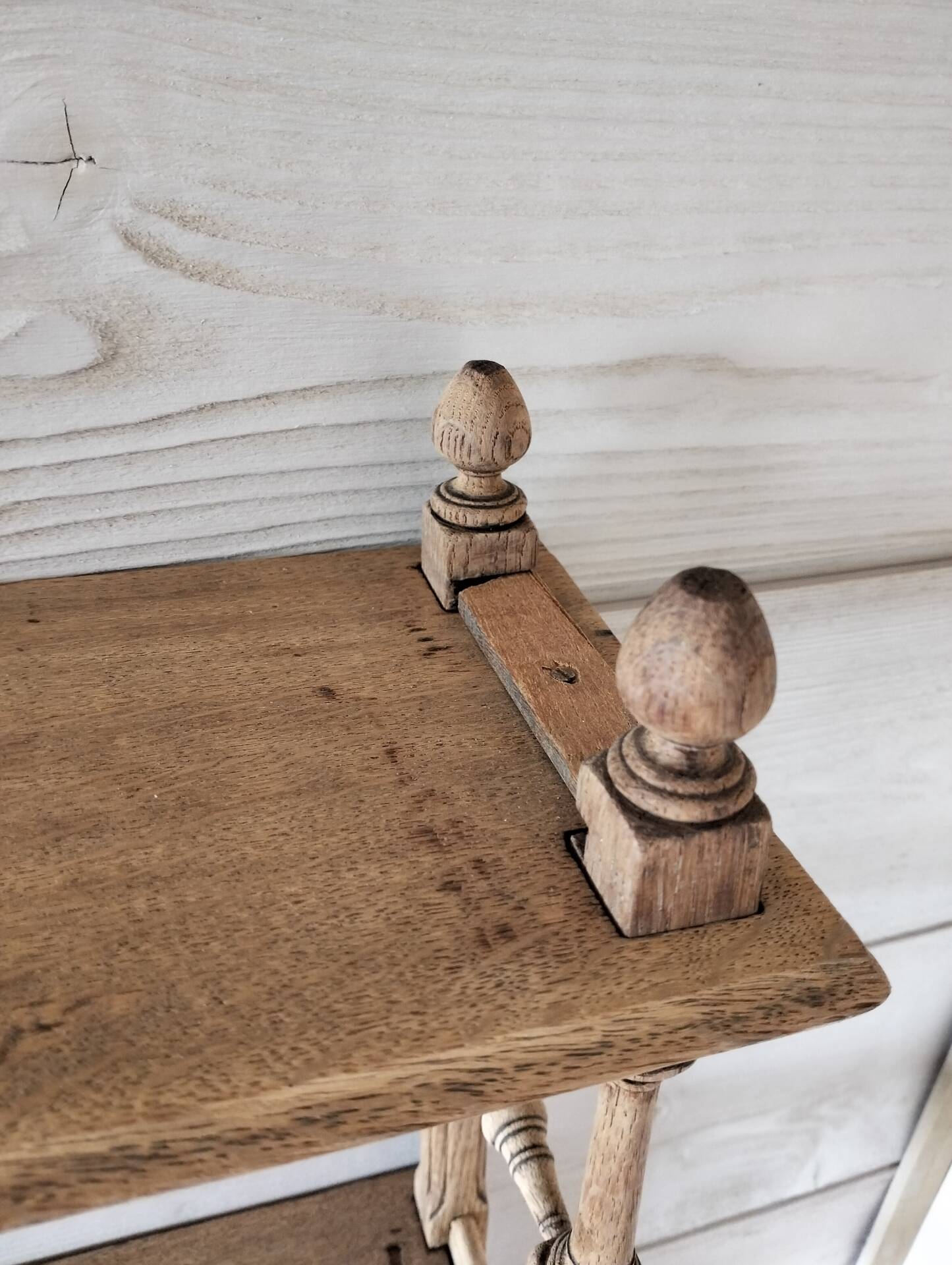 Wooden wall shelf