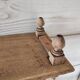 Wooden wall shelf