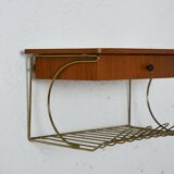 1960s hanging nightstand