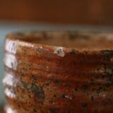Mug en grès pyrite signée La Borne
