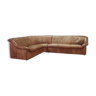 Corner sofa 60 70 vintage leather