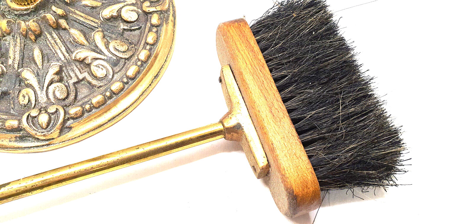 Bronze fireplace servant