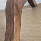 Antique walnut pedestal table furniture