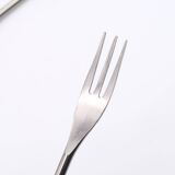Set of 6 fondue forks with bamboo handles, 1960s