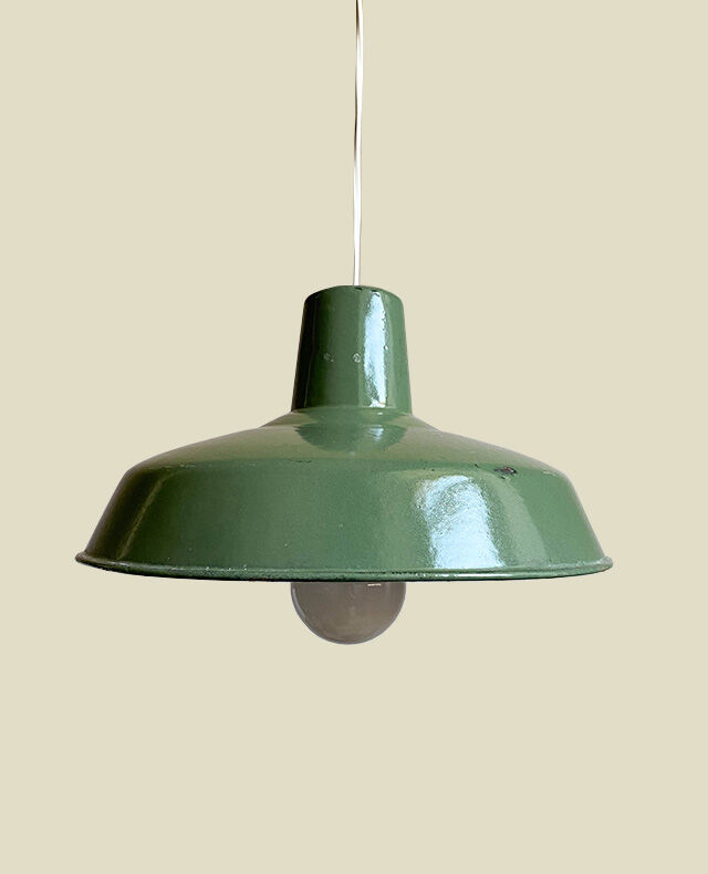Industrial hanging khaki metal