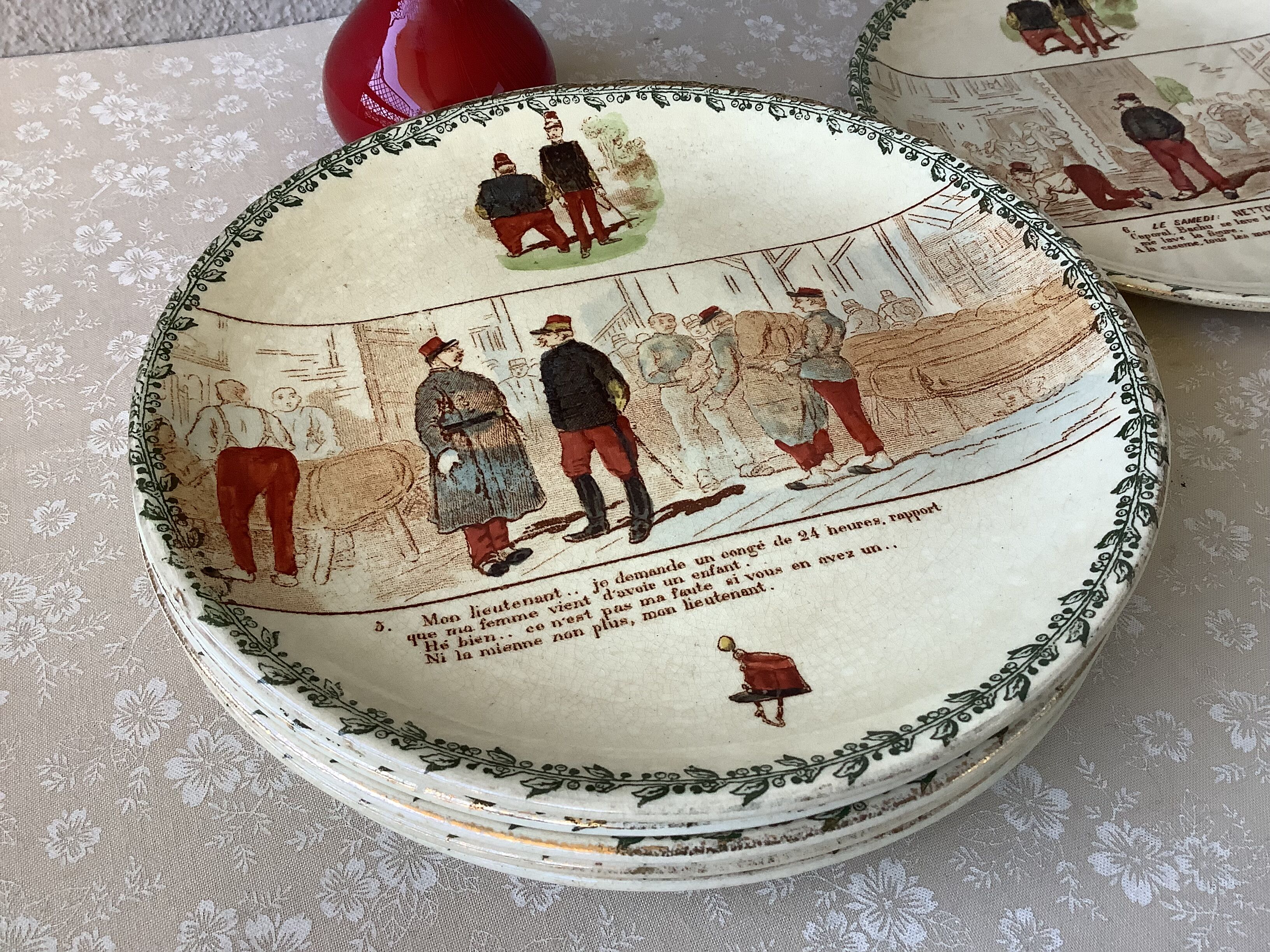 Talking plates Military Iron Land Choisy le Roi