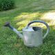 White zinc watering can