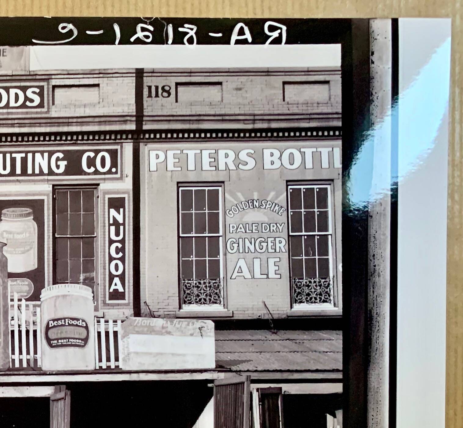 Walker Evans “Waterfront Advertising Warehouses, Louisiana (1938)”
