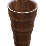 Vintage umbrella holder wooden basket storage 1960 minimalist design