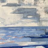Abstract landscape signed in 2018