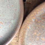 Set of 12 large and 11 small sandstone plates