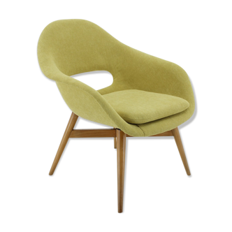 1960s Miroslav Navratil Shell Lounge Chair, Czechoslovakia