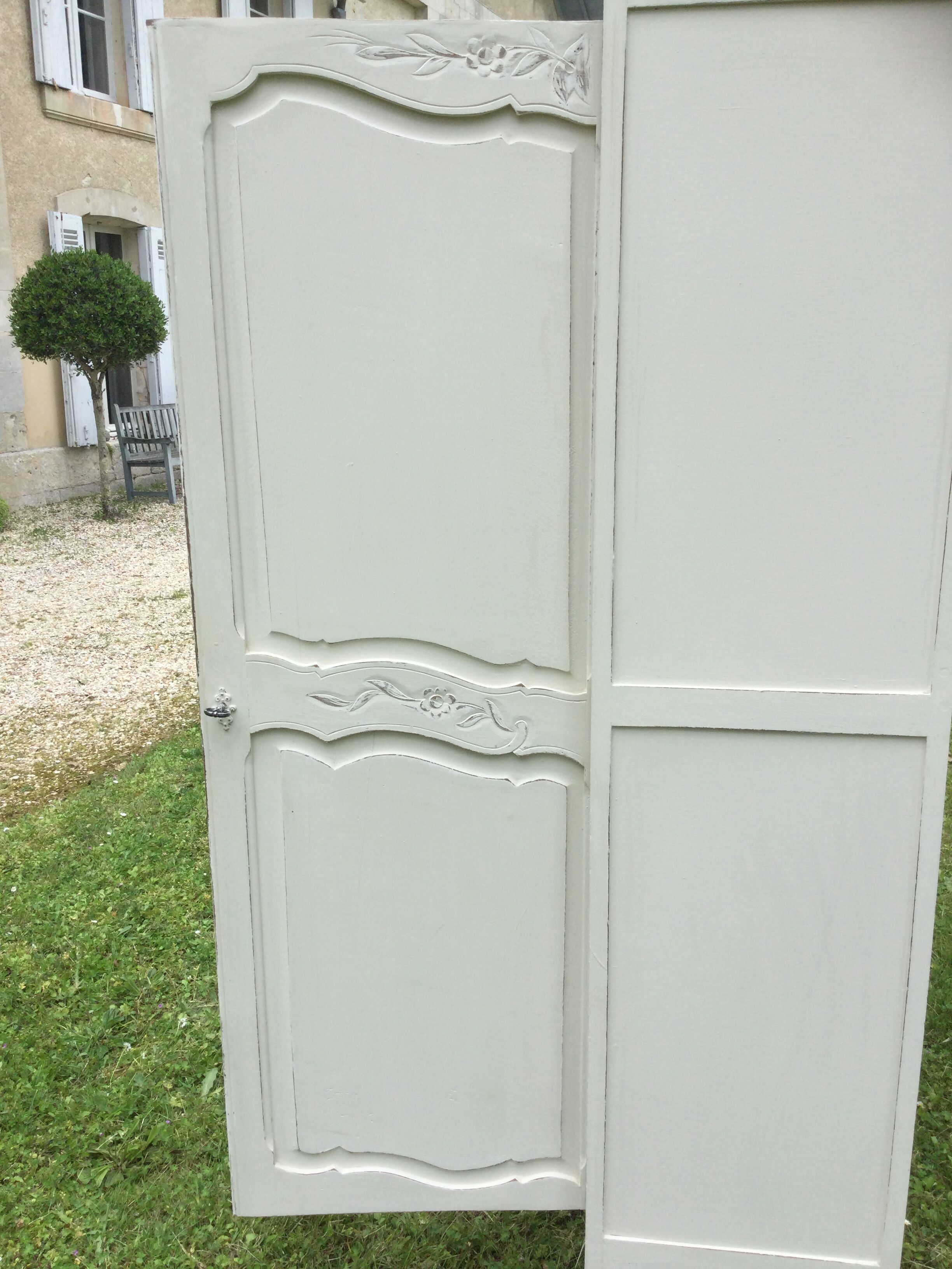 Old patinated cabinet