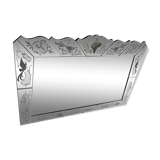 Very large Venetian mirror 180x100cm