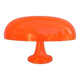Nessino Table lamp in orange plastic / Ø 32 cm - Reissue from the 1960s - Artemide
