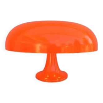 Nessino Lampe de table matière plastique orange / Ø 32 cm - Réédition des années 1960 - Artemide
