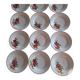 Lot of 12 old Rose Mai plates