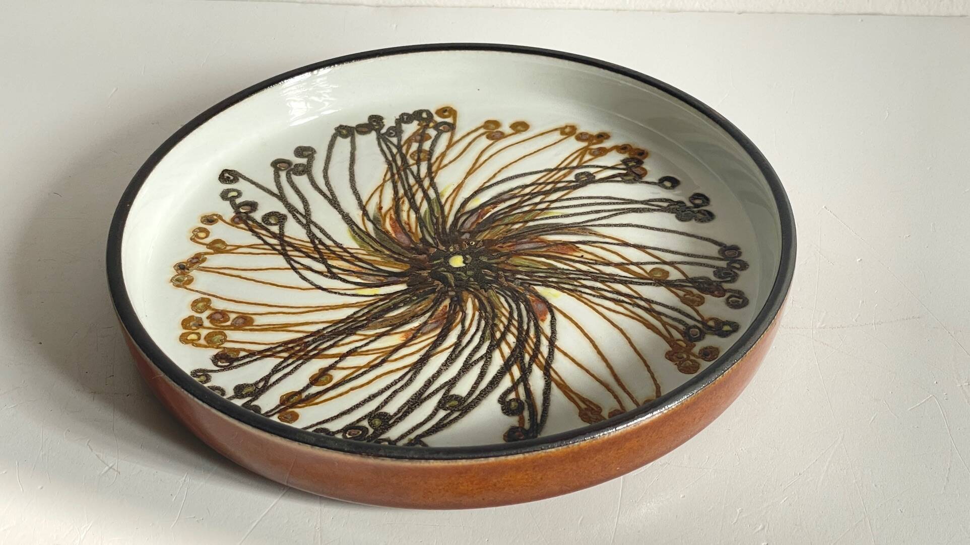 Royal copenhagen ceramic pocket tray by hellen malmer vintage