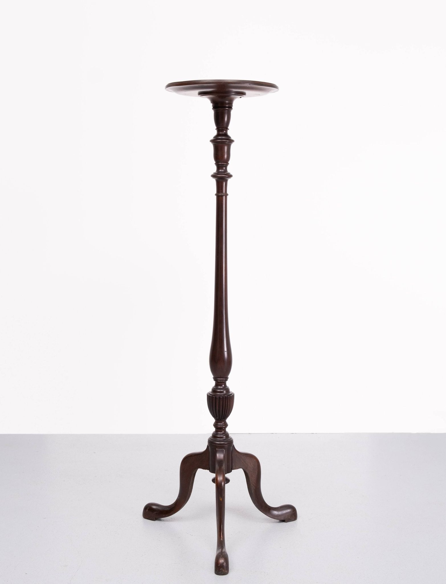 19th Century Mahogany tall Torchere Stand