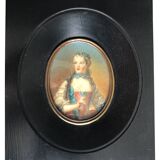 Miniature portrait de femme