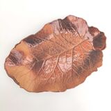 Fruit dish or cup shaped leaf terracotta