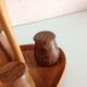 Scandinavian style wooden condiment set 60/70