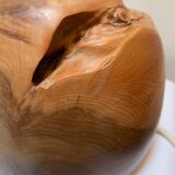 Bruce Mac Donald 1988 Carved Wood Lamp Base