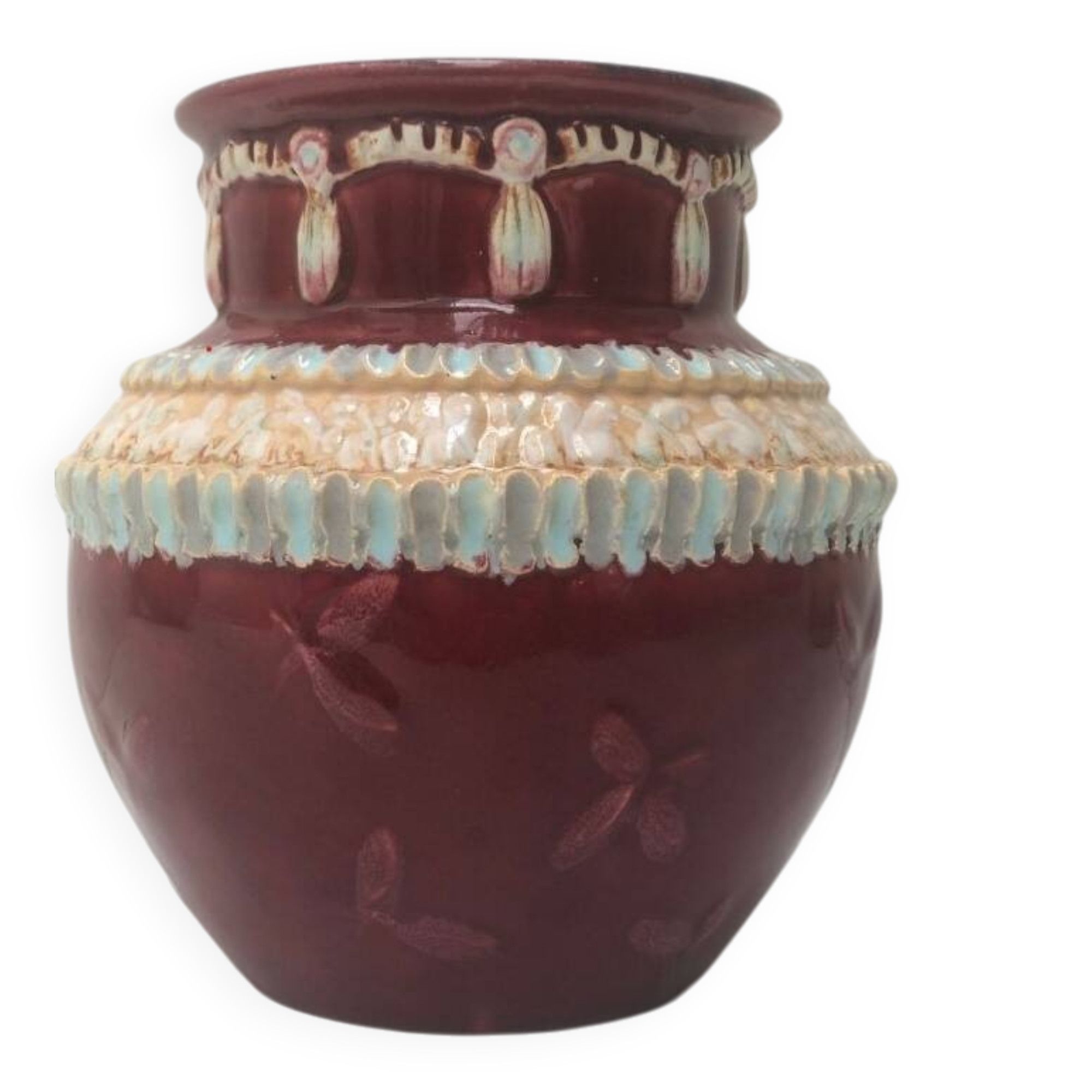 Bulbous ceramic vase by Ernest d'Hossche