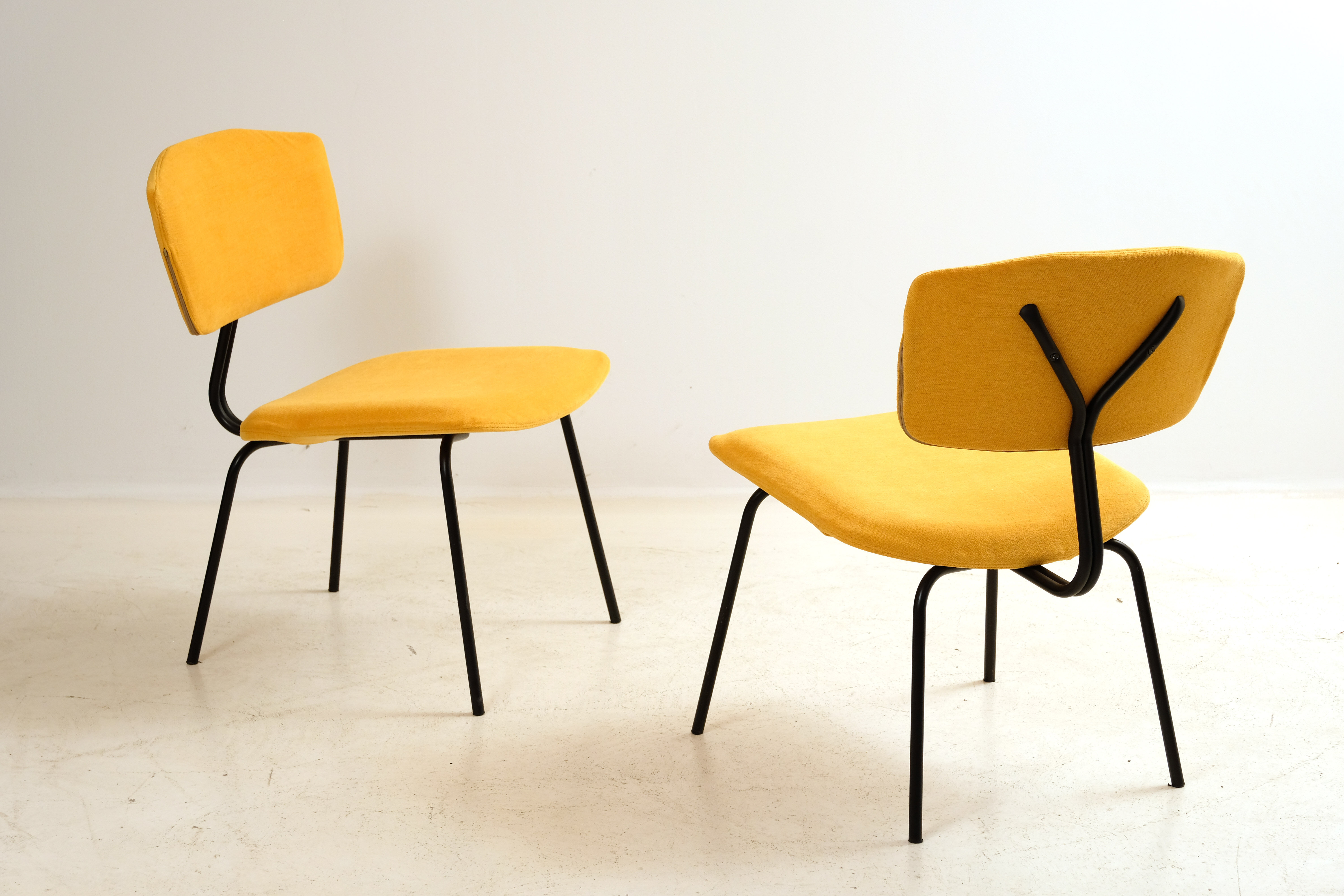 Pair of chairs Sunday C. Sclafert 1950's