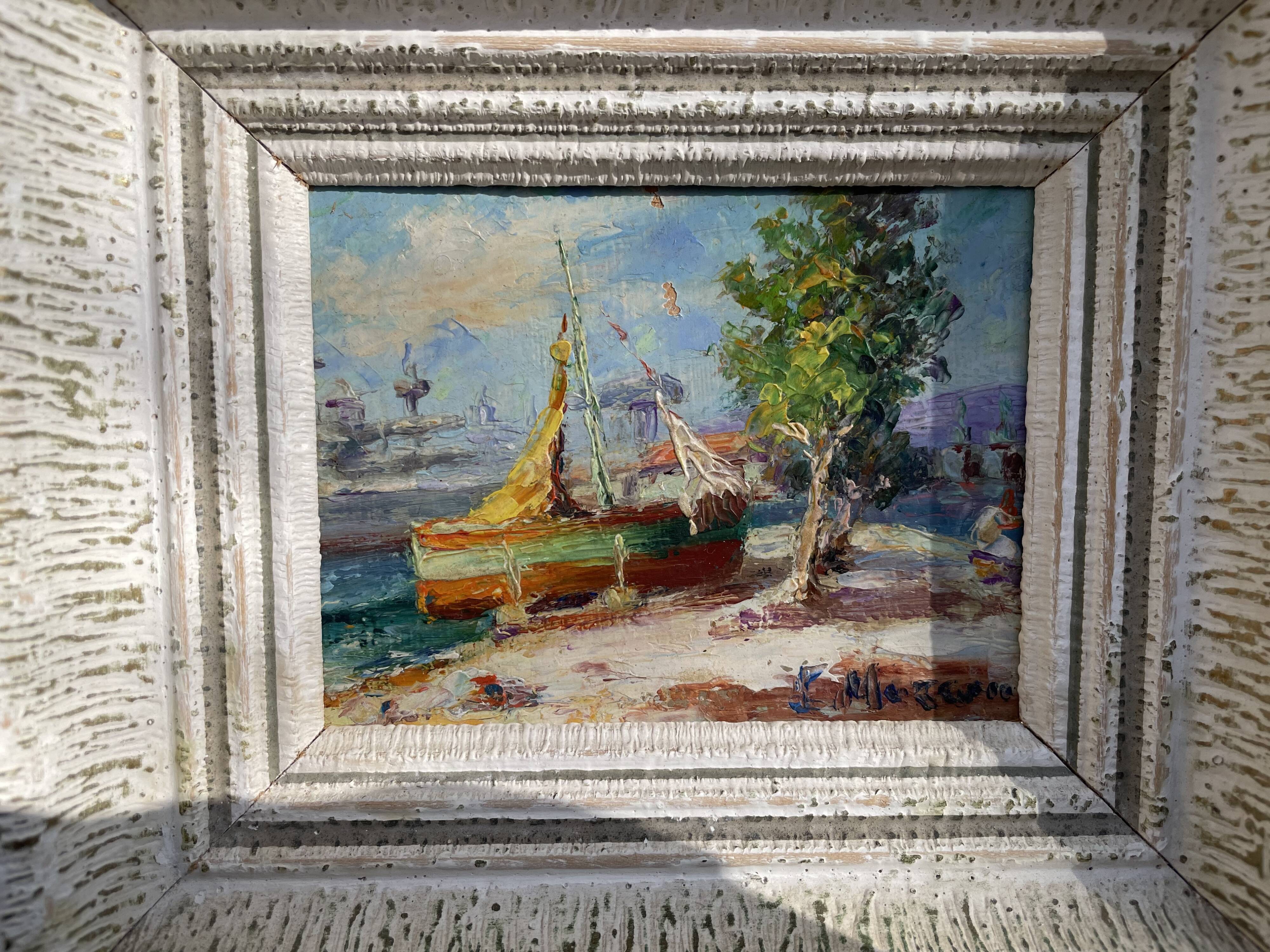 Brittany marine painting 1957