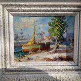 Brittany marine painting 1957