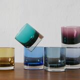 Mid-Century Drinking Glasses by Riihimäki Finland set of 6