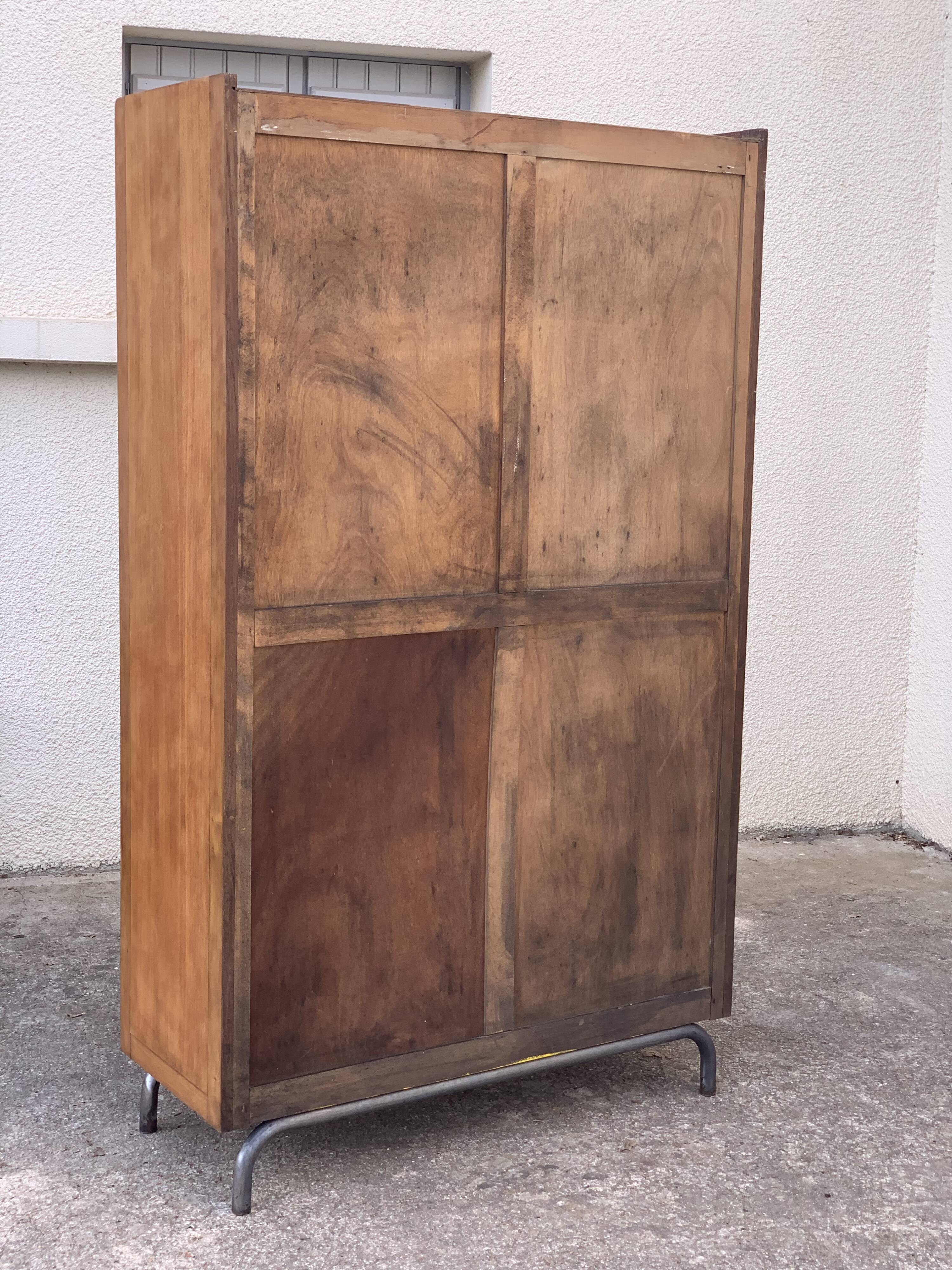 Glass cabinet from a primary school, 1950.