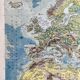 Old physical map — Ancient Continent | Europe, Africa, Asia & O