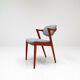 Kai Kristiansen model 42 teak dining chairs for Schou Andersen 1960