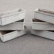 Set of 6 modernist planters