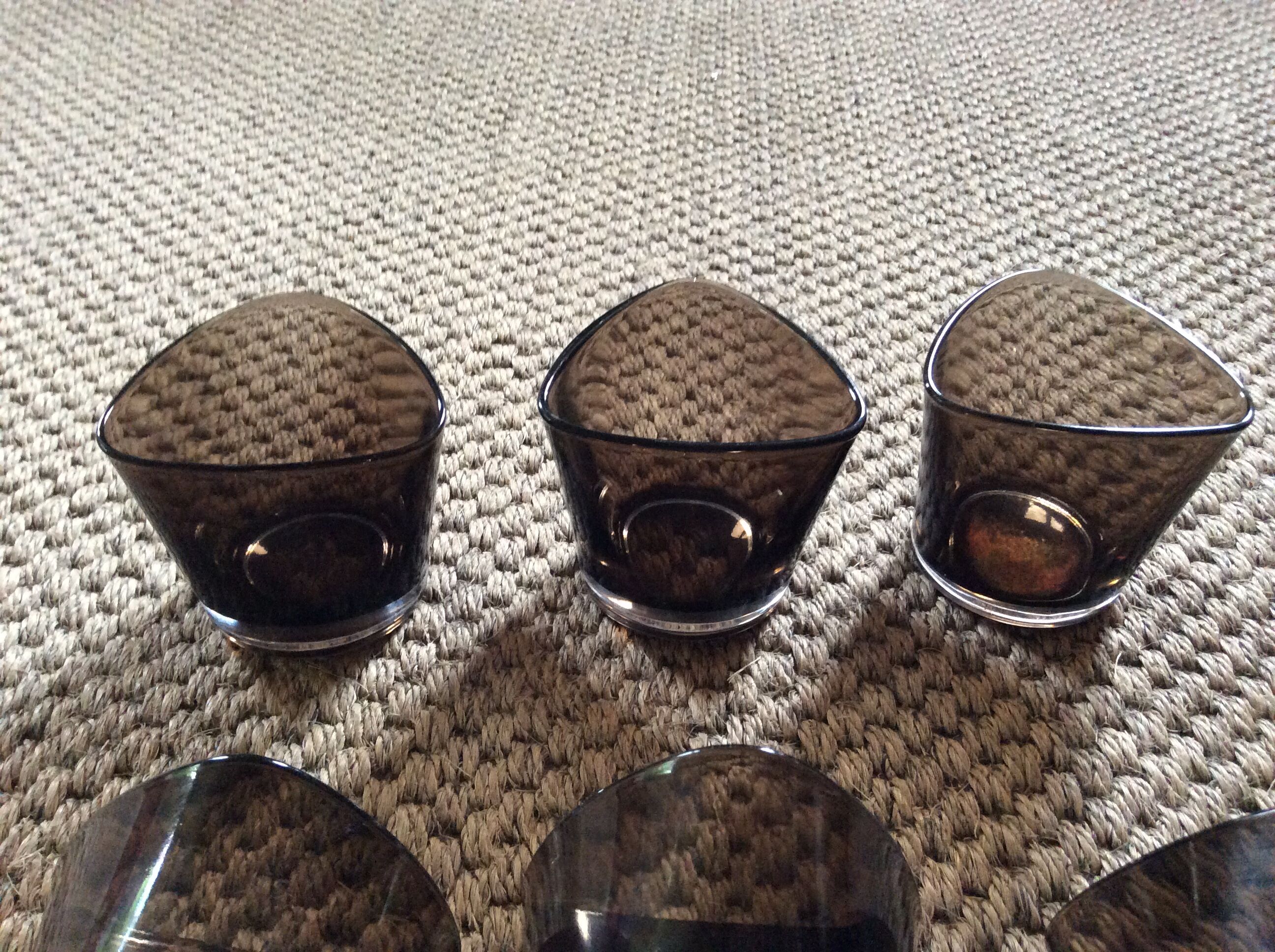 Series of 6 glasses