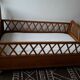 Vintage wooden baby cot from the 1960s.