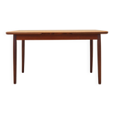 Table en teck, design danois, années 1970, production : Danemark