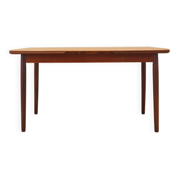 Teak table, Danish design, 1970s, production: Denmark
