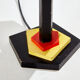 Geometric wooden table lamp