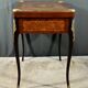 Mahogany Games Table, Louis XV/Louis XVI Transition Style – Late 19th Century