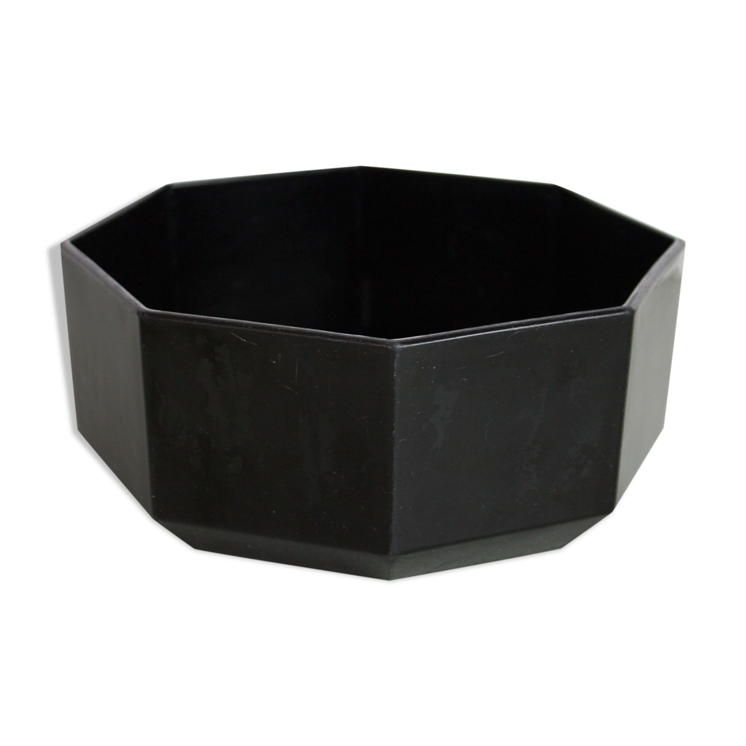 Black bowl Octime Arcoroc 80's